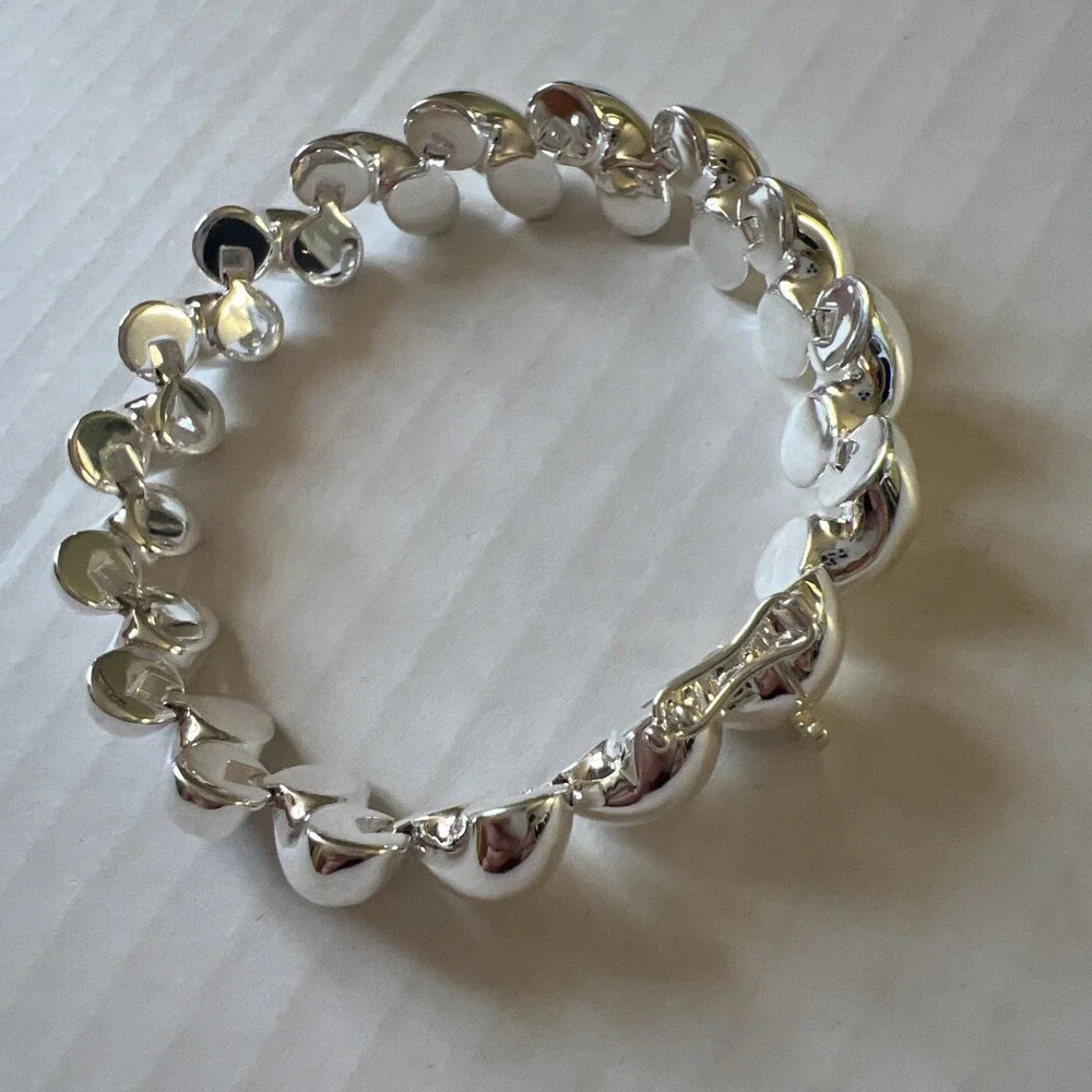 LIE STUDIO The Edith Bracelet Sterling Silver-plated Brass NWB